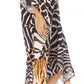 Sakkas MiuMiu Ligthweight Summer Printed Short Caftan Dress / Cover Up
