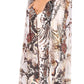Sakkas Sofia Women's Spaghetti Strap V-neck Floral Print Summer Casual Maxi Dress