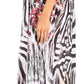 Sakkas Sofia Women's Spaghetti Strap V-neck Floral Print Summer Casual Maxi Dress