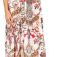 Sakkas Sofia Women's Spaghetti Strap V-neck Floral Print Summer Casual Maxi Dress
