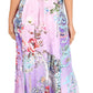 Sakkas Sofia Women's Spaghetti Strap V-neck Floral Print Summer Casual Maxi Dress