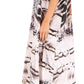 Sakkas Sofia Women's Spaghetti Strap V-neck Floral Print Summer Casual Maxi Dress