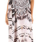 Sakkas Sofia Women's Spaghetti Strap V-neck Floral Print Summer Casual Maxi Dress