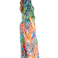 Sakkas Maribel Maxi Caftan Dress - Women's V-Neck, Short Sleeves
