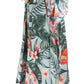 Sakkas Milanna Women's V neck Short Sleeve Vibrant Print Caftan Dress Cover-up