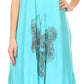 Sakkas Keola Women's Maxi Caftan Bathing Suit Cover Up Summer Dress Sleeveless