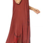 Sakkas Keola Women's Maxi Caftan Bathing Suit Cover Up Summer Dress Sleeveless