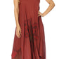 Sakkas Keola Women's Maxi Caftan Bathing Suit Cover Up Summer Dress Sleeveless