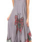 Sakkas Keola Women's Maxi Caftan Bathing Suit Cover Up Summer Dress Sleeveless