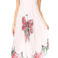 Sakkas Keola Women's Maxi Caftan Bathing Suit Cover Up Summer Dress Sleeveless