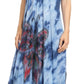 Sakkas Nalani Womens Flowy Caftan Tie Dye Summer Dress Cover up Relax Fit
