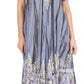 Sakkas Devora Women's Maxi NightGown Caftan Kaftan Dress Tie Dye Batik & Corset