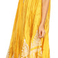 Sakkas Devora Women's Maxi NightGown Caftan Kaftan Dress Tie Dye Batik & Corset
