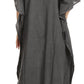 Sakkas Favi Vestido largo casual maxi para mujer Caftán para cubrirse para descansar de rayón