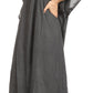 Sakkas Favi Vestido largo casual maxi para mujer Caftán para cubrirse para descansar de rayón
