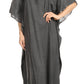 Sakkas Favi Vestido largo casual maxi para mujer Caftán para cubrirse para descansar de rayón