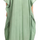 Sakkas Favi Vestido largo casual maxi para mujer Caftán para cubrirse para descansar de rayón