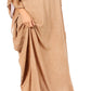Sakkas Favi Vestido largo casual maxi para mujer Caftán para cubrirse para descansar de rayón