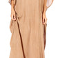 Sakkas Favi Vestido largo casual maxi para mujer Caftán para cubrirse para descansar de rayón
