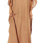 Sakkas Favi Vestido largo casual maxi para mujer Caftán para cubrirse para descansar de rayón