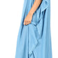 Sakkas Favi Vestido largo casual maxi para mujer Caftán para cubrirse para descansar de rayón