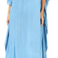 Sakkas Favi Vestido largo casual maxi para mujer Caftán para cubrirse para descansar de rayón