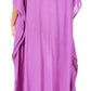 Sakkas Favi Vestido largo casual maxi para mujer Caftán para cubrirse para descansar de rayón