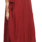Sakkas Favi Vestido largo casual maxi para mujer Caftán para cubrirse para descansar de rayón