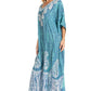Sakkas Tacy Women's Boho Summer Maxi Dress for Casual or Lounge Wear