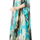 Sakkas Tacy Women's Boho Summer Maxi Dress for Casual or Lounge Wear