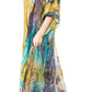 Sakkas Tacy Women's Boho Summer Maxi Dress for Casual or Lounge Wear