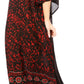 Sakkas Tacy Women's Boho Summer Maxi Dress for Casual or Lounge Wear