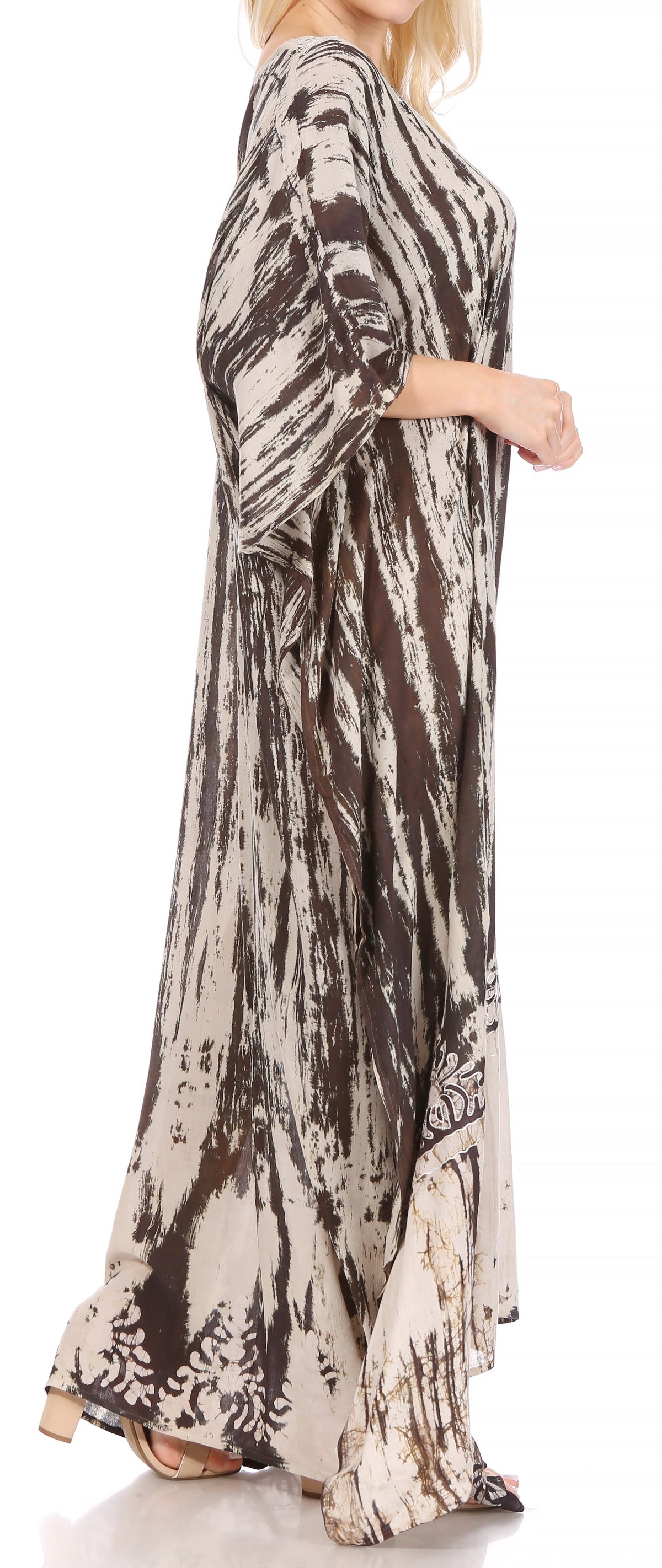Sakkas Tacy Women's Boho Summer Maxi Dress for Casual or Lounge Wear
