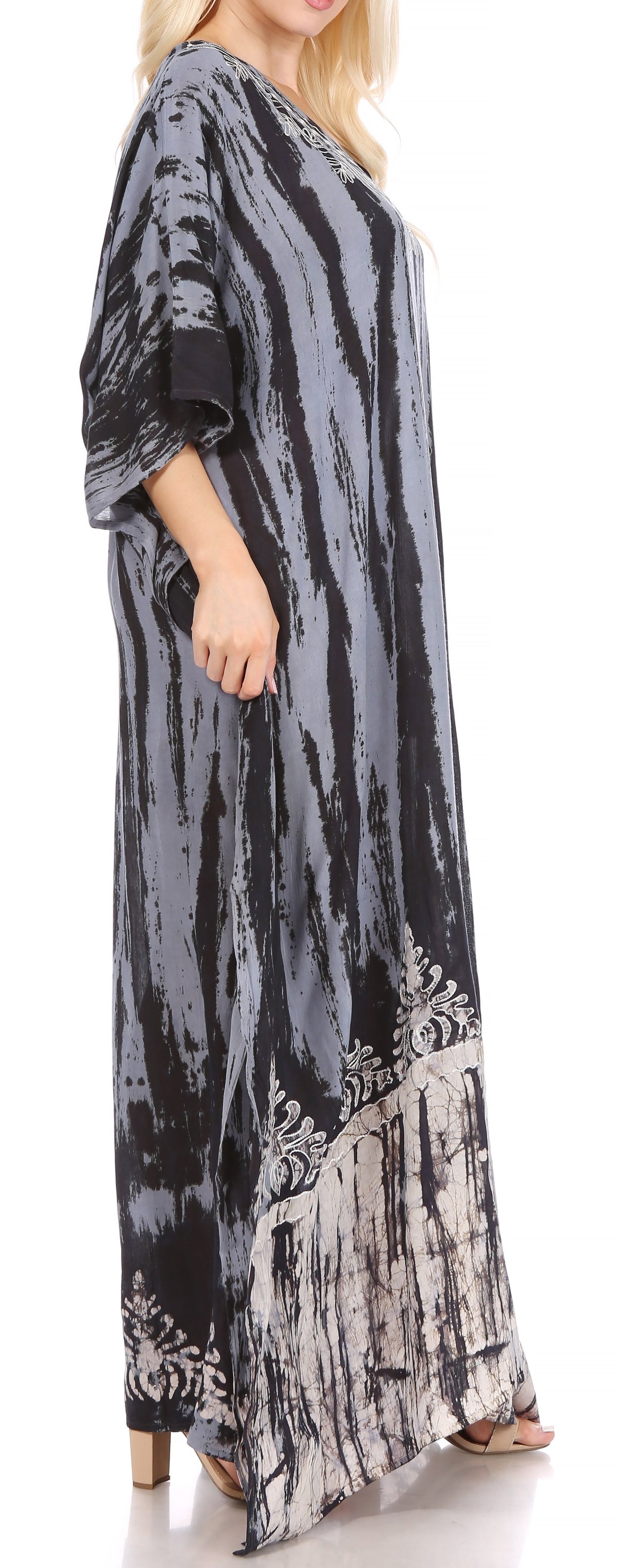 Sakkas Tacy Women's Boho Summer Maxi Dress for Casual or Lounge Wear