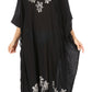 Sakkas Leonor Women's Boho Casual Long Maxi Caftan Dress Kaftan Cover-up LougeWear