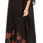 Sakkas Leonor Women's Boho Casual Long Maxi Caftan Dress Kaftan Cover-up LougeWear
