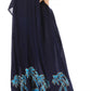 Sakkas Leonor Women's Boho Casual Long Maxi Caftan Dress Kaftan Cover-up LougeWear