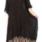Sakkas Leonor Women's Boho Casual Long Maxi Caftan Dress Kaftan Cover-up LougeWear