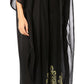 Sakkas Leonor Women's Boho Casual Long Maxi Caftan Dress Kaftan Cover-up LougeWear