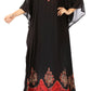 Sakkas Leonor Women's Boho Casual Long Maxi Caftan Dress Kaftan Cover-up LougeWear