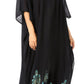 Sakkas Leonor Women's Boho Casual Long Maxi Caftan Dress Kaftan Cover-up LougeWear