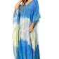 Sakkas Catia Women's Boho-Style Long Maxi Caftan for Lounging and Casual Wear