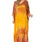 Sakkas Catia Women's Boho-Style Long Maxi Caftan for Lounging and Casual Wear