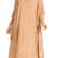 Sakkas Catia Women's Boho-Style Long Maxi Caftan for Lounging and Casual Wear