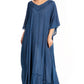 Sakkas Catia Women's Boho-Style Long Maxi Caftan for Lounging and Casual Wear