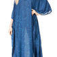 Sakkas Catia Women's Boho-Style Long Maxi Caftan for Lounging and Casual Wear