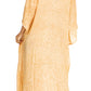 Sakkas Catia Women's Boho-Style Long Maxi Caftan for Lounging and Casual Wear