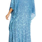 Sakkas Catia Women's Boho-Style Long Maxi Caftan for Lounging and Casual Wear