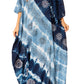 Sakkas Catia Women's Boho-Style Long Maxi Caftan for Lounging and Casual Wear