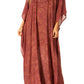 Sakkas Catia Women's Boho-Style Long Maxi Caftan for Lounging and Casual Wear